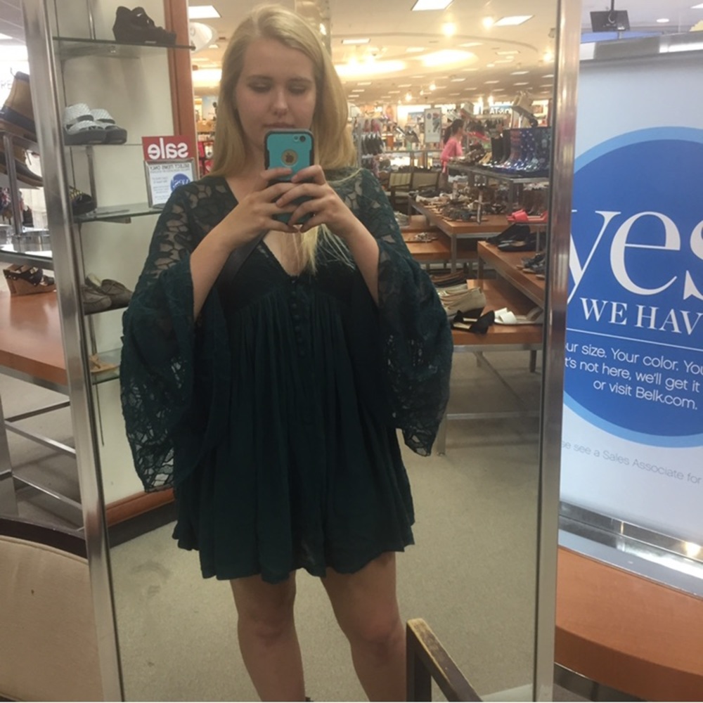 Free people blue dress